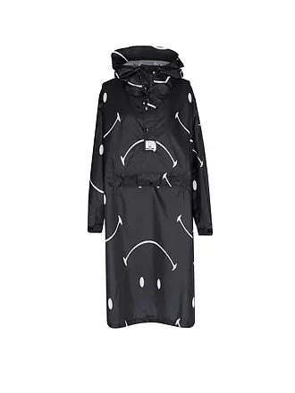 RAINKISS | Veste de pluie - Poncho de pluie Ikat | schwarz